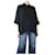 Autre Marque Camisa preta com mistura de seda - tamanho Reino Unido 6 Preto Acetato  ref.1301998