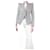 Balmain White houndstooth cropped jacket - size UK 10 Cotton  ref.1302010