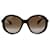Occhiali da sole Gucci rotondi oversize in tartarugato marrone  ref.1302011