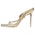 Gianvito Rossi Gold sandal heels - size EU 41 Golden Leather  ref.1302015