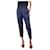 Autre Marque Pantaloni elasticizzati blu scuro - taglia S Cotone  ref.1302016