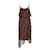 Autre Marque Dodo Bar Or-Kleid mit Rosenmuster aus schwarzer Seide  ref.1302105