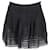 Isabel Marant Mini-jupe plissée en coton noir  ref.1302108