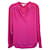 Camisa de botões Diane Von Furstenberg em seda rosa  ref.1302119