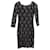 Vestido tubo Diane Von Furstenberg de encaje de algodón negro  ref.1302126