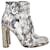 Casadei Embroidered Ankle Boots in Multicolor Leather  ref.1302133