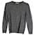 Suéter Ami Paris de manga comprida em lã cinza  ref.1302140