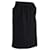 Escada Wrap Over Style Midi Skirt in Black Wool  ref.1302142