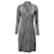 Diane Von Furstenberg Printed V-Neck Wrap Dress in Black Silk  ref.1302149