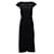 Diane Von Furstenberg Lourdes Cut-Out-Kleid auf der Rückseite aus schwarzem Triacetat Synthetisch  ref.1302155