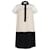 Vestido con paneles de encaje Max Mara en seda color crema Blanco Crudo  ref.1302170