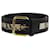 Stella Mc Cartney Cintura con fibbia bicolore con logo nero ricamato Cotone  ref.1302176