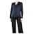 Vince Navy blue silk blouse - size UK 8  ref.1302185