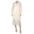 Maje Neutral lace midi dress - size UK 12 Polyester  ref.1302191