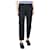 Piazza Sempione Black tailored trousers - size UK 14 Cotton  ref.1302192