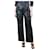 Mother Black pleated faux leather trousers - size UK 8 Polyurethane  ref.1302196