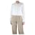 J Brand White cropped collarless jacket - size S Cotton  ref.1302197