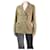 Autre Marque Khaki suede blazer - size UK 12 Leather  ref.1302203