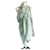 Louis Vuitton Sciarpe Bianco Verde Cotone  ref.1302215