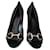 Zapatos Gucci Horsebit Negro Seda  ref.1302216
