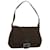 FENDI Zucchino Canvas Mamma Baguette Shoulder Bag Brown Auth 67996 Cloth  ref.1302255