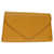 Bolsa Clutch LOUIS VUITTON Epi Art Deco Amarelo M52639 Autenticação de LV 67870 Couro  ref.1302335