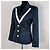 Completo gonna e giacca Kenzo anni '90 blu e bianco - vista 10