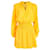 Rag & Bone Calista Mini Dress Yellow Cotton Viscose  ref.1302389
