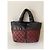 Cocoon Bolso Chanel Cocon Reversible de Nylon Negro Burdeos - vista 3