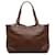 Brown Gucci Leather Diamante Craft Tote Bag  ref.1302425