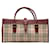 Beige Burberry House Check Handbag Leather  ref.1302426
