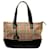 Tan Burberry Haymarket Check Shoulder Bag Camel Leather  ref.1302460