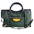 City Balenciaga Handbags Black Green Yellow Silver hardware Leather Cloth  ref.1302486