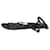Autre Marque Sandálias pretas de couro com tira em T - tamanho UE 38 Preto  ref.1302513
