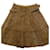 PRADA A-line Animal Jaguar Print Knee-Length Skirt Size IT44 Cognac Silk Polyester  ref.1302536