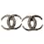 Chanel Boucles d'oreilles CC B15C Logo Dubai Moon Crystal GHW avec boîte RARE Métal Doré  ref.1302537