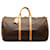 Louis Vuitton Brown Monogram Keepall 55 Marrone Pelle Tela  ref.1302544