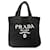 Prada Black Small Raffia Logo Tote  ref.1302551
