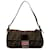 Fendi Brown Zucca Canvas Shoulder Bag Cloth Cloth  ref.1302570