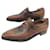 CHAUSSURES CORTHAY RASCAL MOCASSINS 8.5 42.5 CUIR EMBAUCHOIRS LOAFER SHOES Marron  ref.1302613