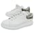 NEUF CHAUSSURES ALEXANDER MCQUEEN LARRY OVERSIZE 586204 45 SNEAKERS SHOES Cuir Blanc  ref.1302699