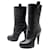 YVES SAINT LAURENT COLEEN SHOES 248016 38.5 LEATHER ANKLE BOOTS Black  ref.1302717