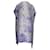 Michael Kors Überwurf-Pullover-Cape aus blauem Kaschmir Wolle  ref.1302741