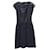 Vestido midi de cuero negro y tweed de Chanel NWT  ref.1302807