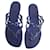 Hermès ISLAND sandals Purple Polyurethane  ref.1302809
