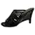 Bottega Veneta Intrecciato wedge sandals Black Leather  ref.1302831