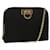 Salvatore Ferragamo Gancini Chain Shoulder Bag Suede Black Auth 67912  ref.1302898
