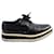 Prada Chaussures à lacets en cuir Noir  ref.1302908
