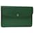 LOUIS VUITTON Epi Montaigne 27 Bolsa de embreagem verde M52654 Autenticação de LV 67719 Couro  ref.1302910