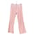 Autre Marque pantalones anchos de algodon Rosa Algodón  ref.1303045